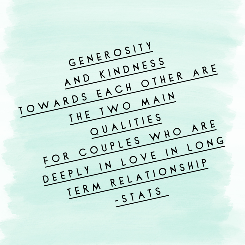 Two main qualities for happy long term relationships Two main qualities for happy long term relationships